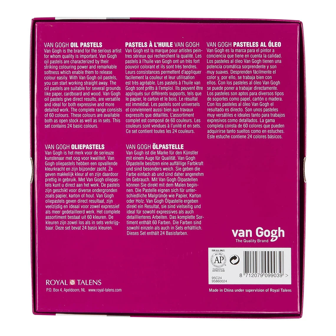 Van Gogh Basis-Set Öl Pastell 24 Farben