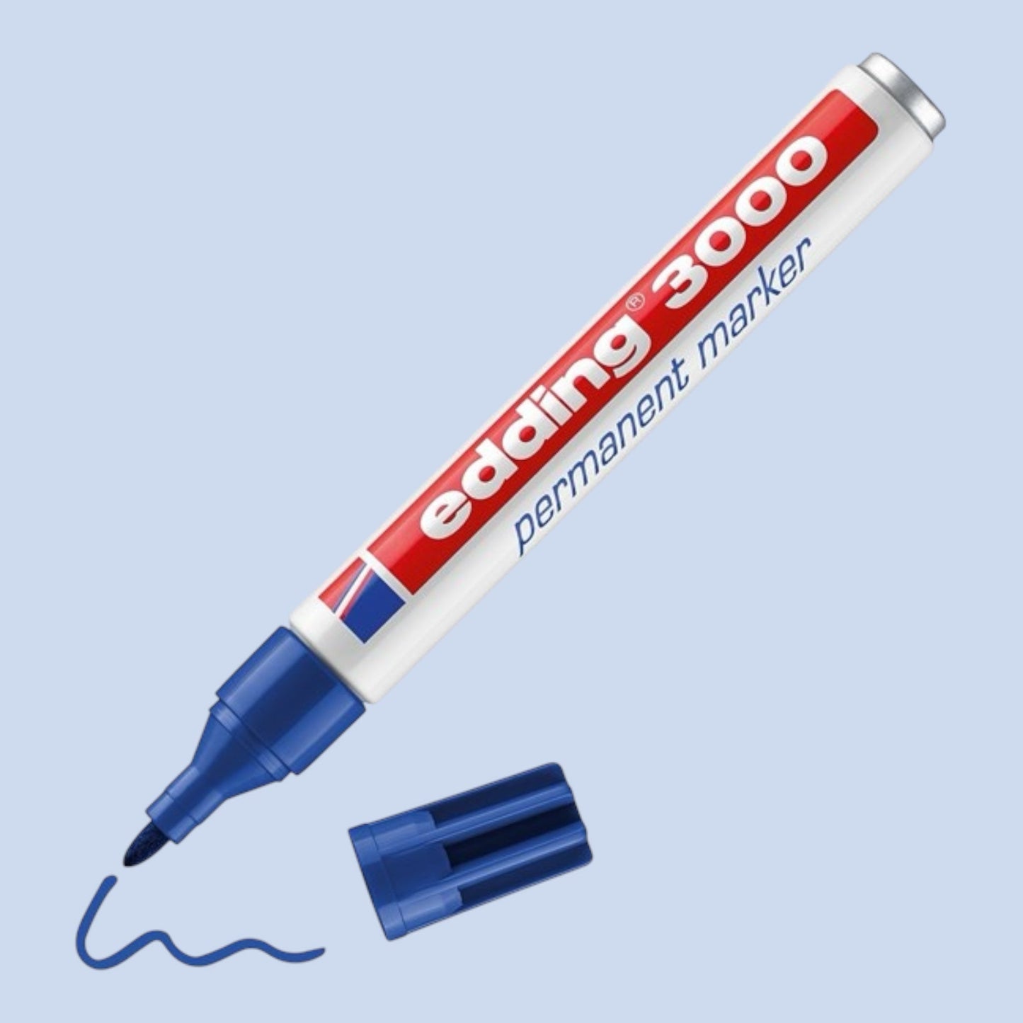 Edding 3000 Permanentmarker Blau, 1,5–3 mm