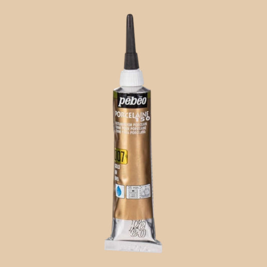 Pébéo Porcelaine 150 outliner Gold 007