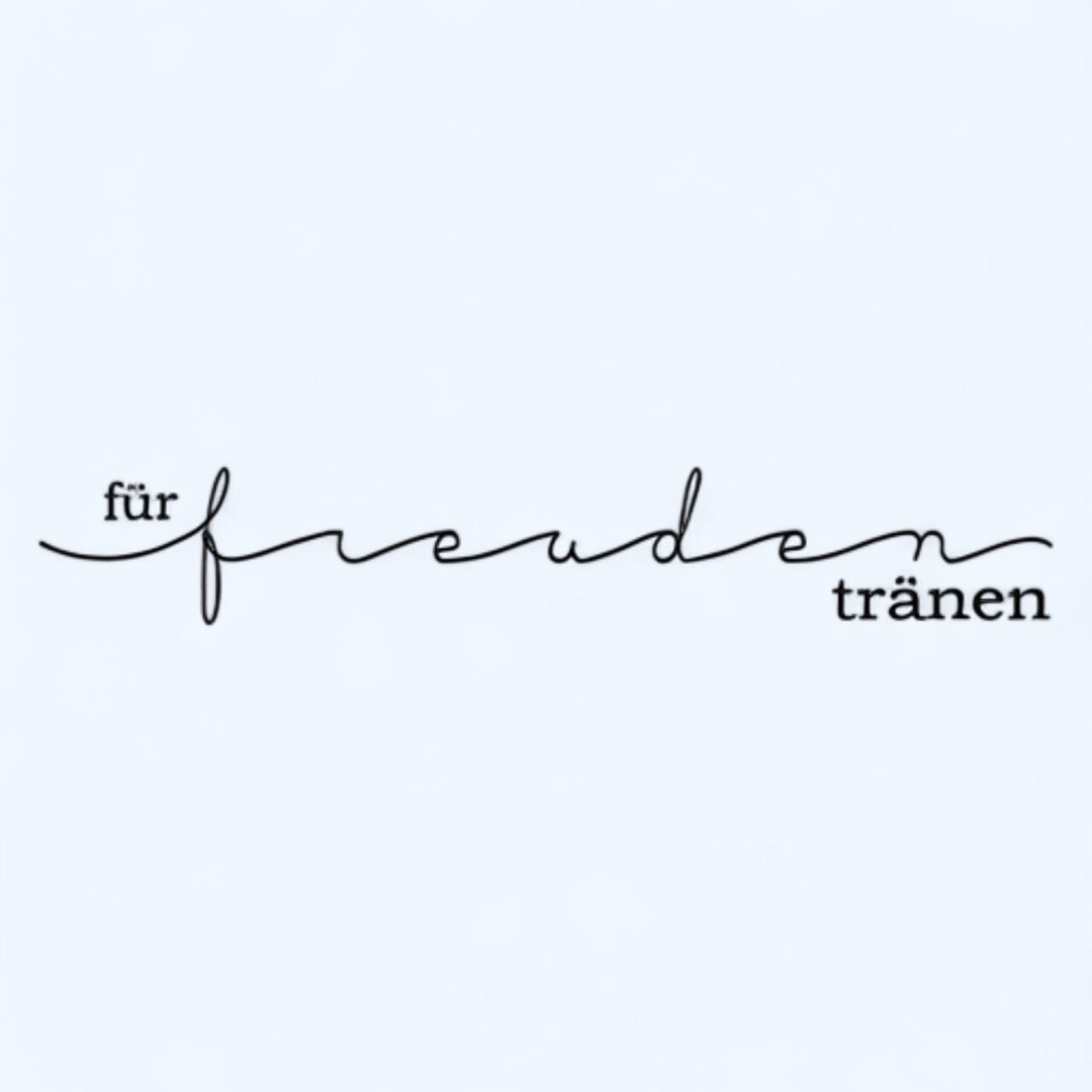 Rayher Holzstempel „Freudentränen“ – 10 × 2 cm