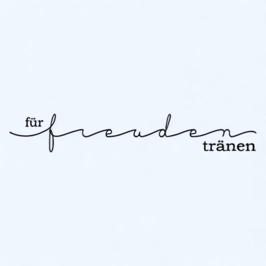 Rayher Holzstempel „Freudentränen“ – 10 × 2 cm