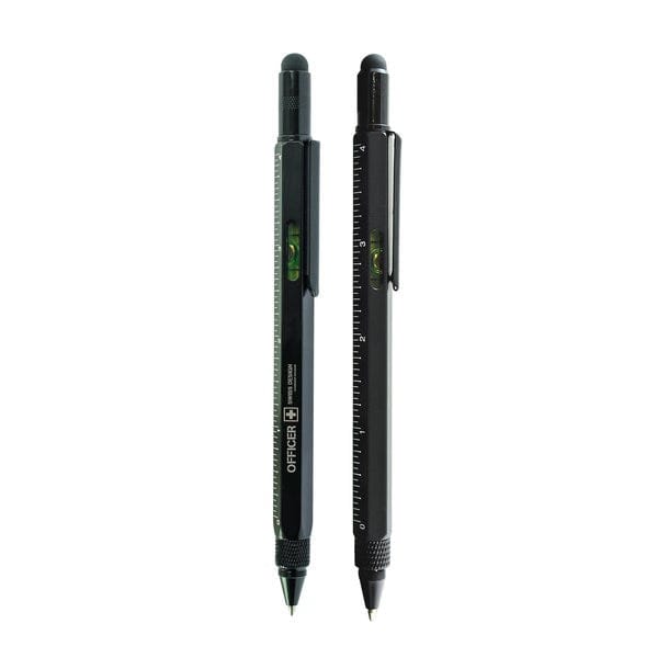 Workman's Multi Tool 8-in-1 Konstruktionsstift – Messing, Wasserwaage & Touch