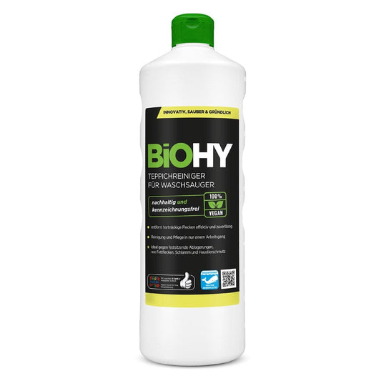 BiOHY Teppichreiniger für Waschsauger 1 Liter – Tierfreundlich & Geruchneutralisierend