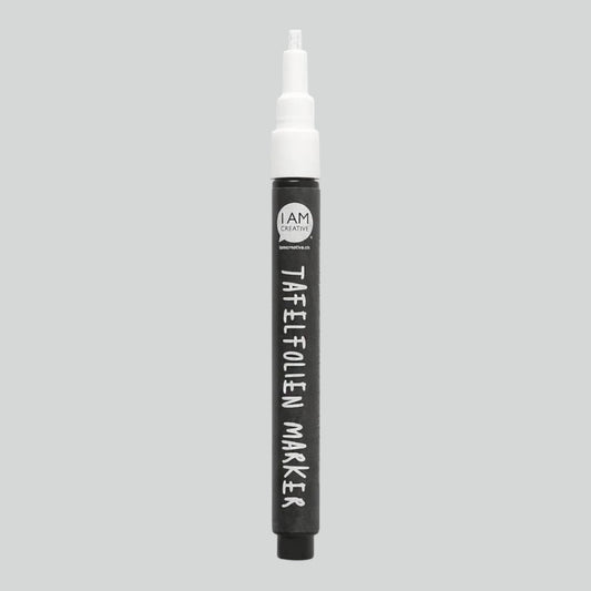 I am Creative Tafelfolien Marker – Weiß, Rundspitze
