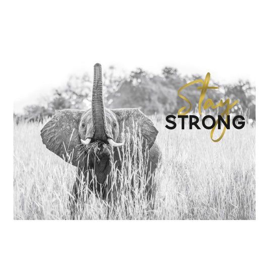 Postkarte Stay strong
