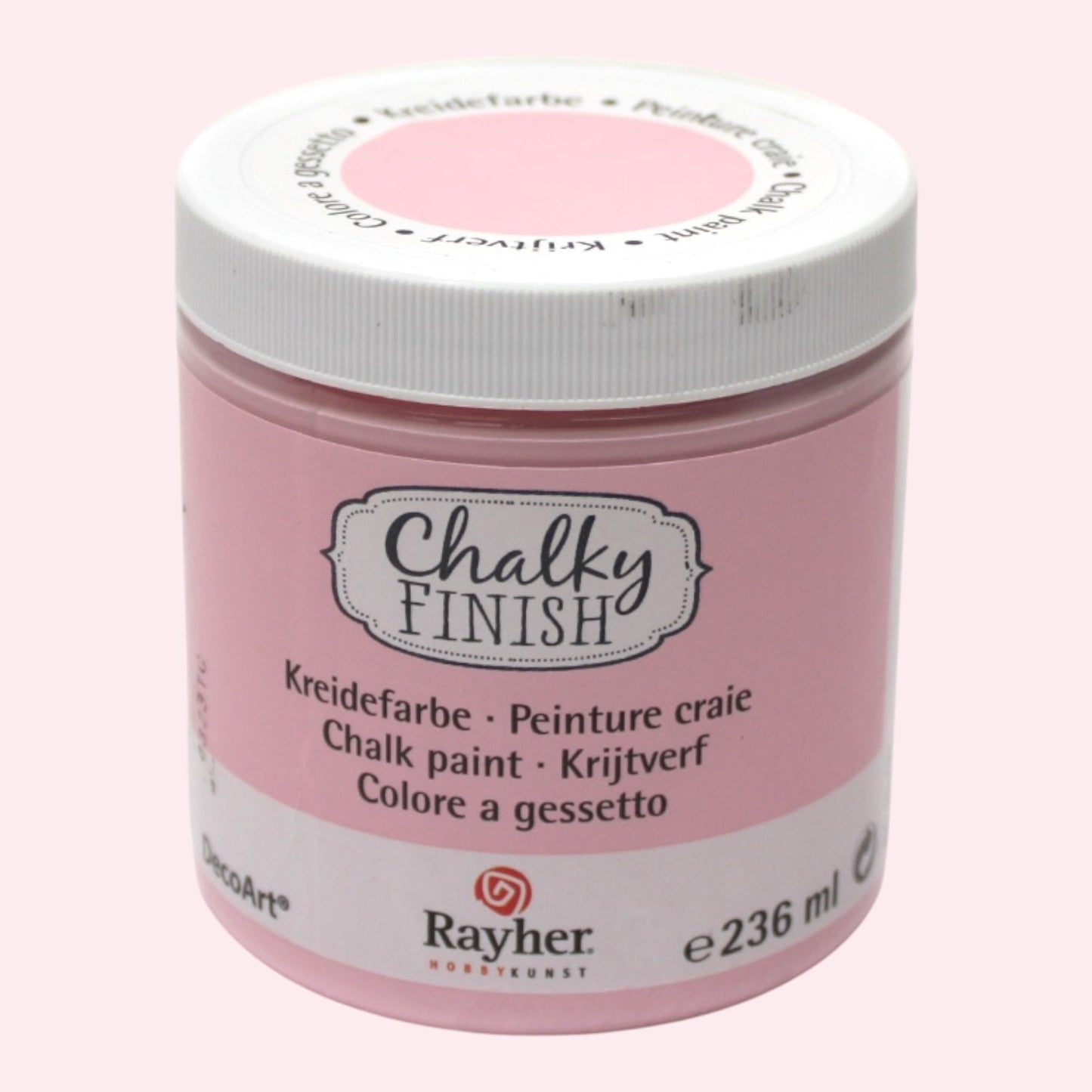 Rayher Chalky-Finish Kreidefarbe – Rosé