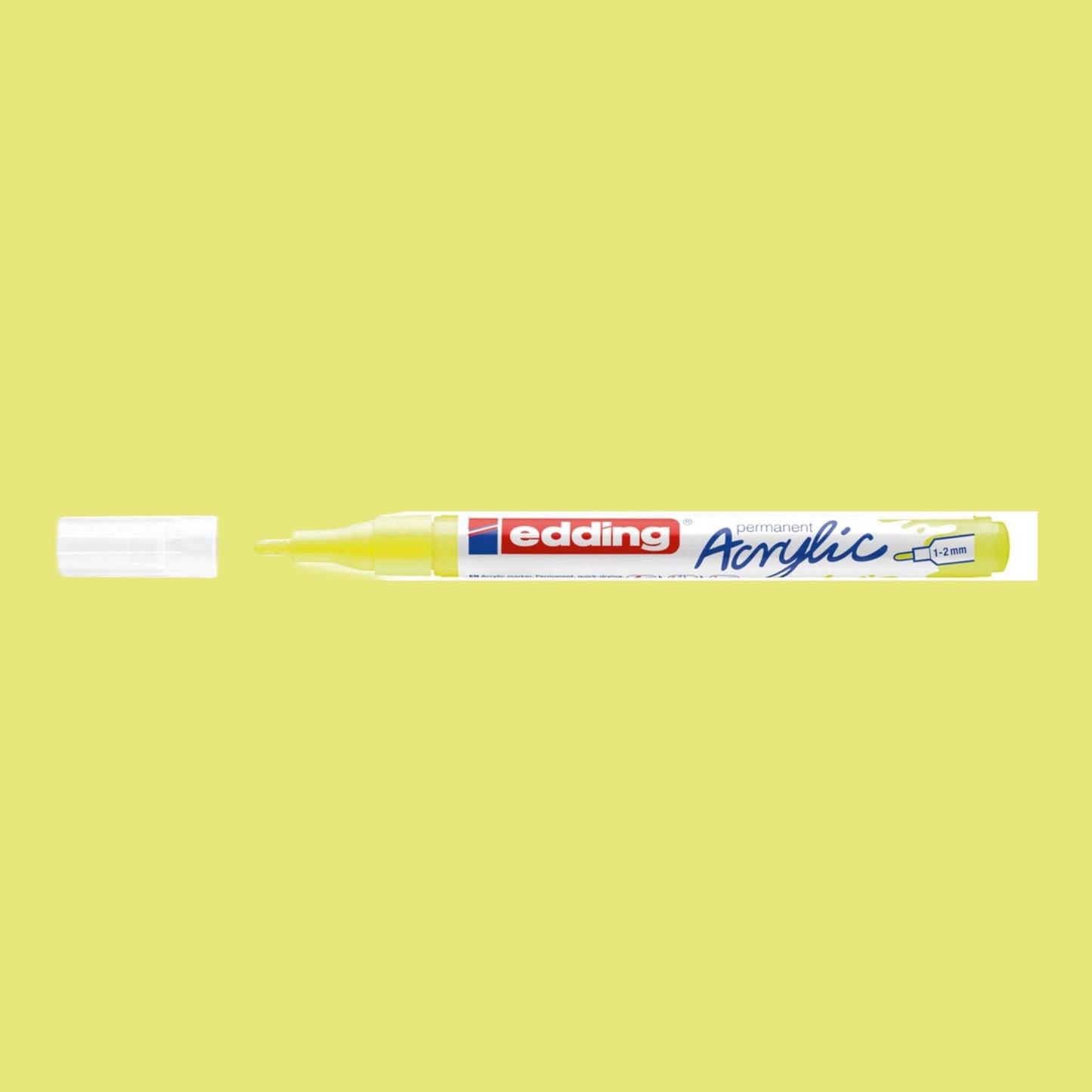 Edding 5300 Acrylmarker
neongelb 065 , Rundspitze 1-2 mm