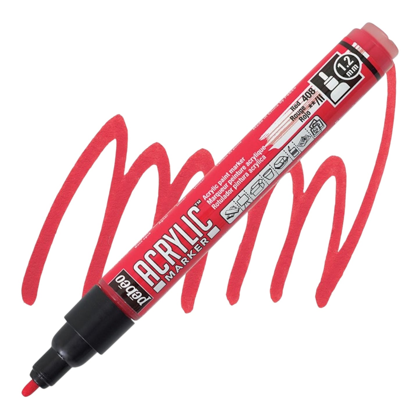 Pébéo Acrylic Marker – Red 08