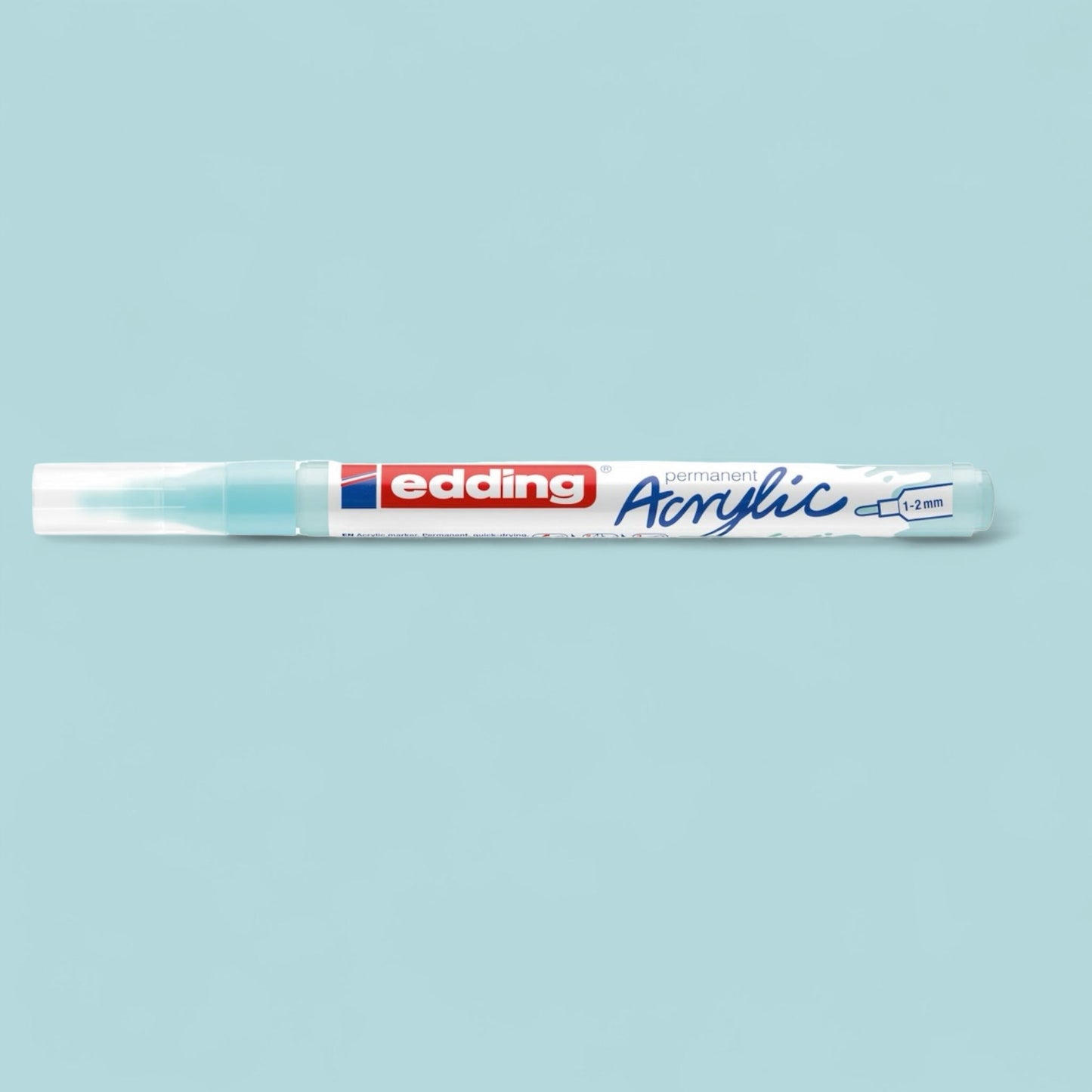 Edding 5300 Acrylmarker pastellblau 916 , Rundspitze 1-2 mm