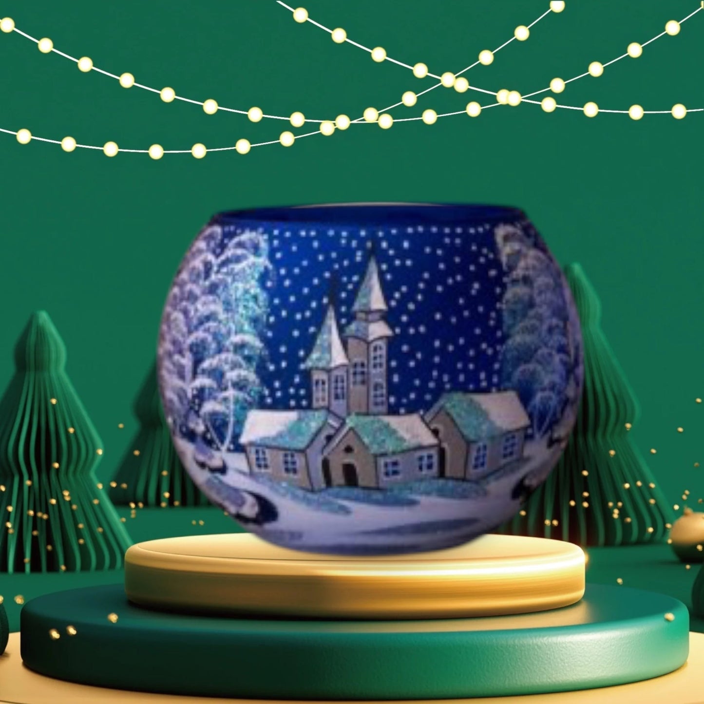 Goleo Teelichtlampe - Frosty Weekend