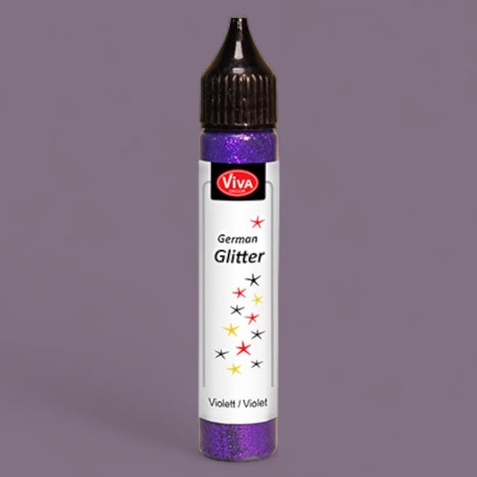 Viva Decor . German Glitzer. Violett