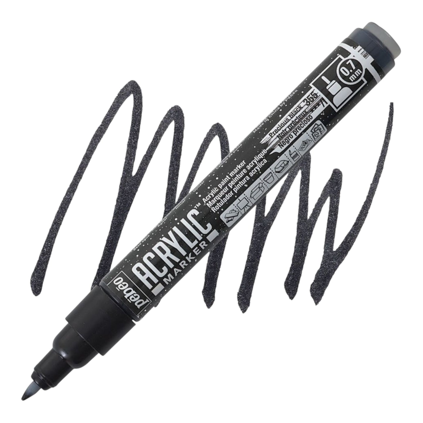 Pébéo Acrylic Marker – Precious Black 55