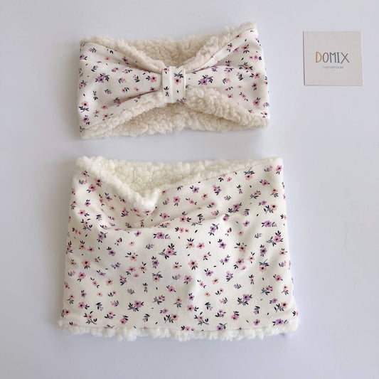 Floral Baby Headband – Winter Ear Warmer