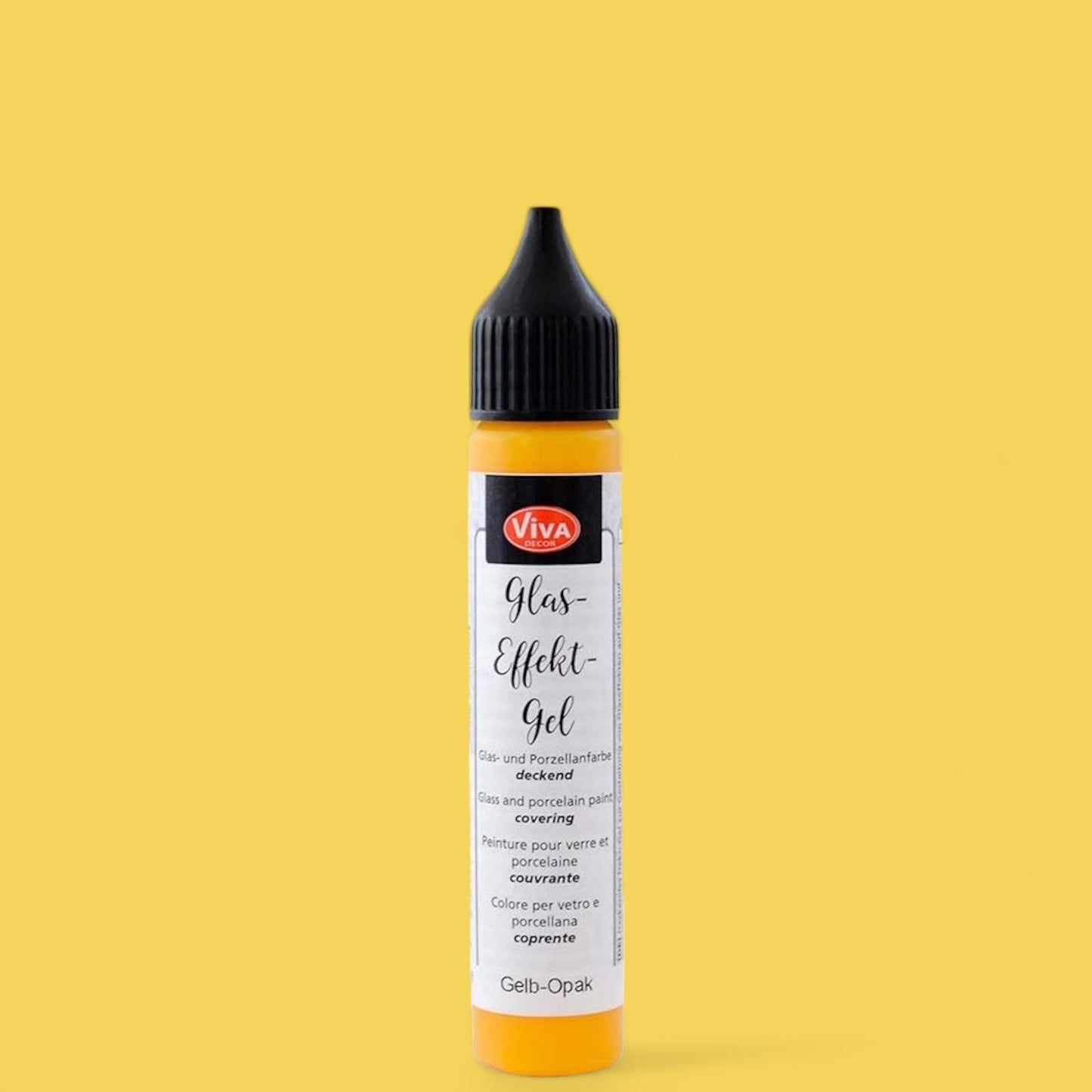 Viva Decor . Glas-Effekt-Gel . Deckend . Gelb.