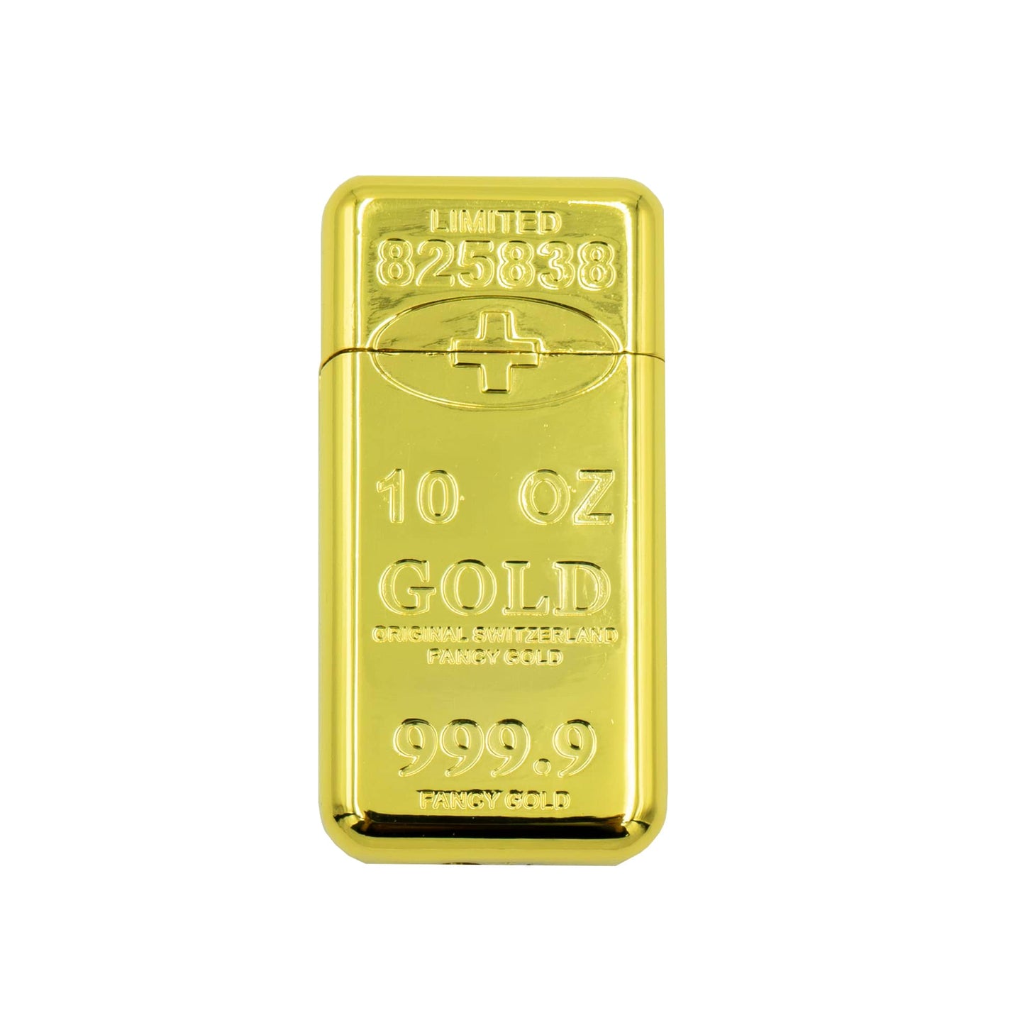 Gold Bar Feuerzeug in Goldbarren-Form mit Geschenkbox