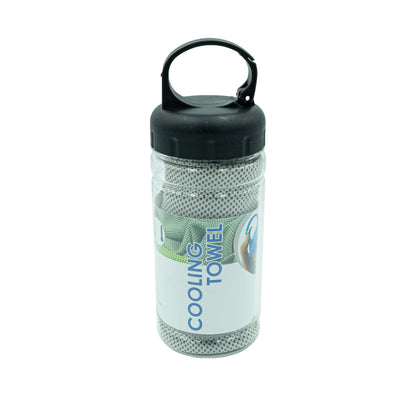 Feel Cool Kühltuch mit Karabinerflasche