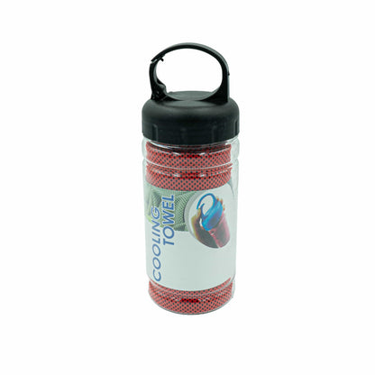Feel Cool Kühltuch mit Karabinerflasche