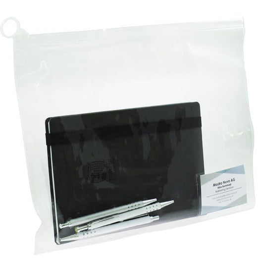 Mustertasche Gross 34 x 28 cm mit Reissverschluss & Visitenkartenfach 10er Set