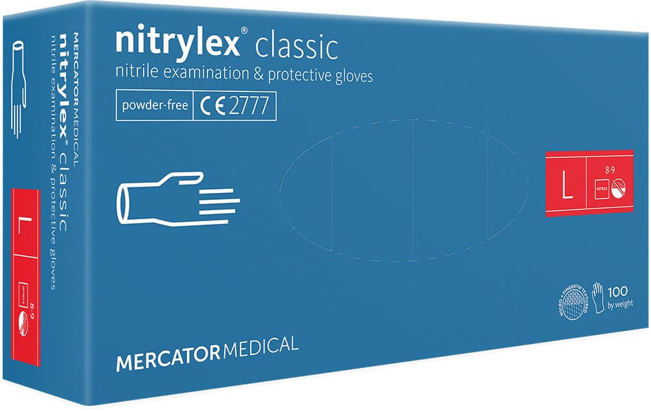 Mercator Nitrylex Classic Nitril Handschuhe 100 Stk./Box