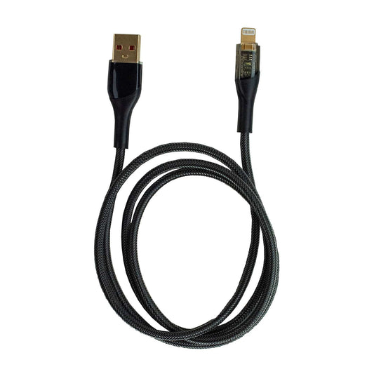 Lightning Ladekabel – 1 m, USB-A, Fast Charging, Nylongeflecht, für iPhone & iPad