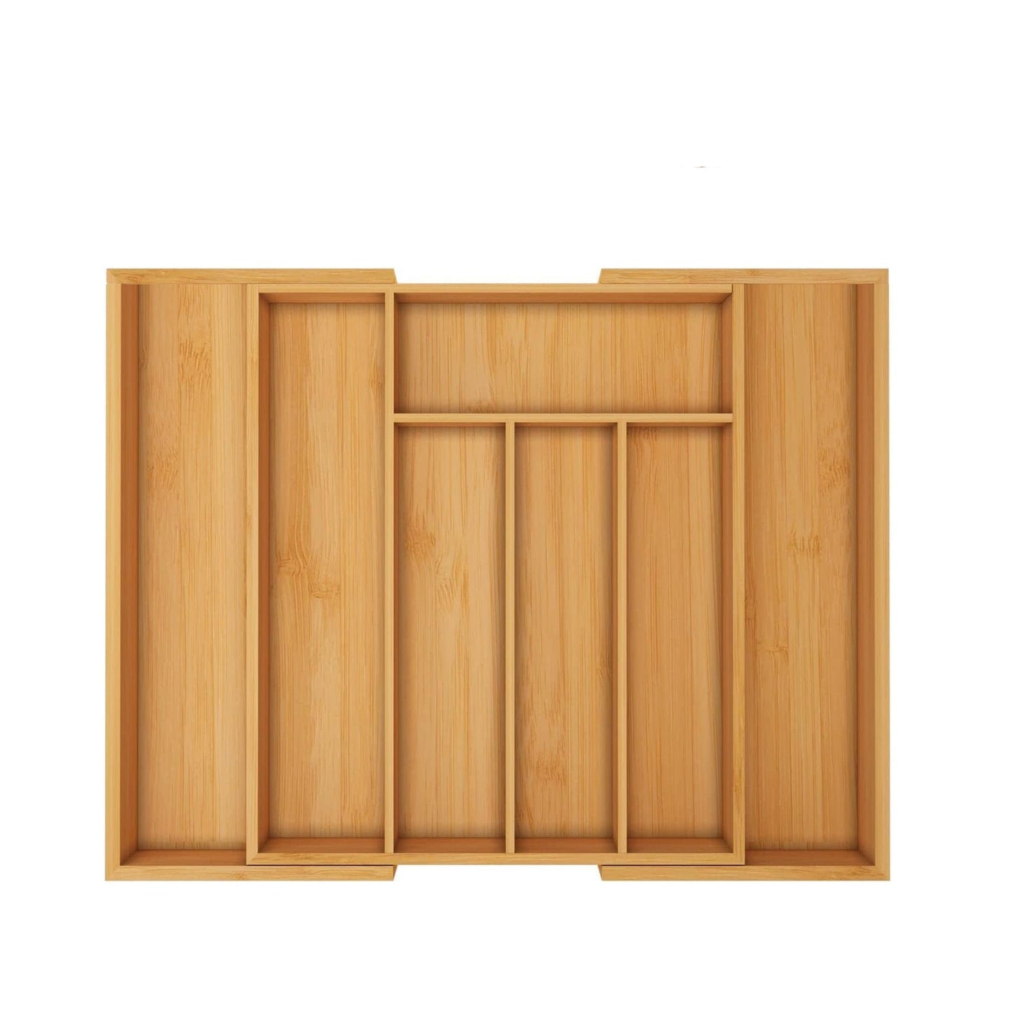 Schubladenorganizer aus Holz – Ausziehbar bis 50cm & Mehrere Fächer