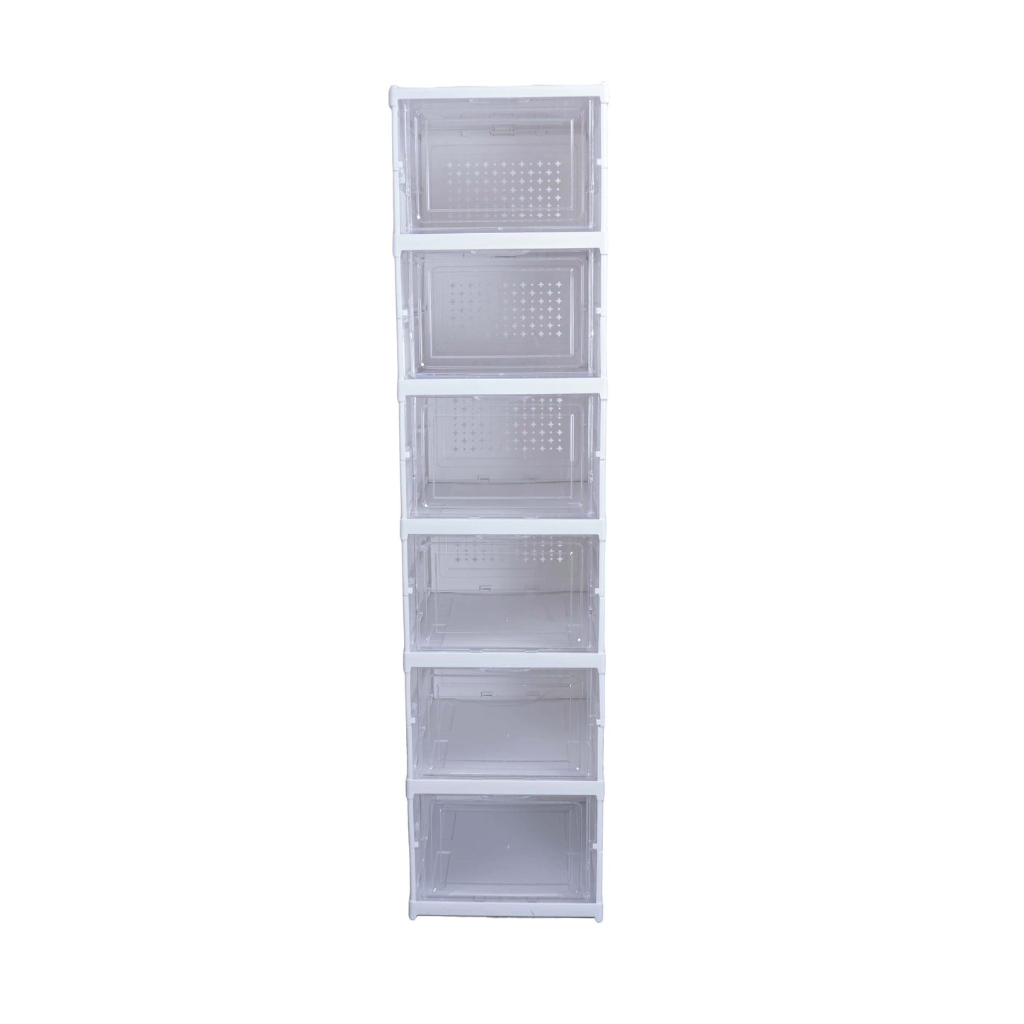 Schuhboxen 6er-Set – Stapelbar & Platzsparend