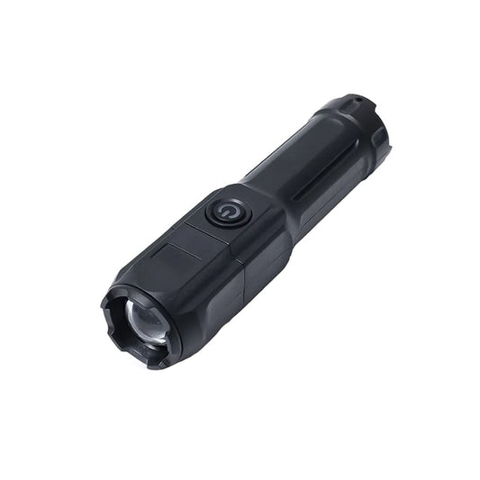 Camping Power Torch LED Taschenlampe – 3 Stufen, Zoom & USB-Aufladbar