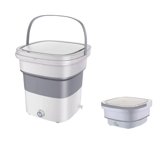 Faltbare Mini Waschmaschine 2kg – Gefaltet nur 18cm, Leise & Für Unterwegs