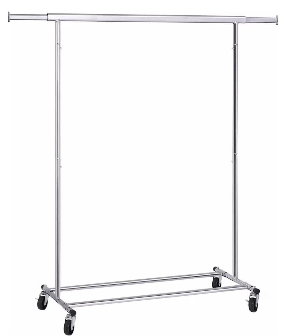 Roll-Kleiderständer – 90x52x170cm, Rollbar & Robust
