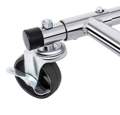 Roll-Kleiderständer – 90x52x170cm, Rollbar & Robust