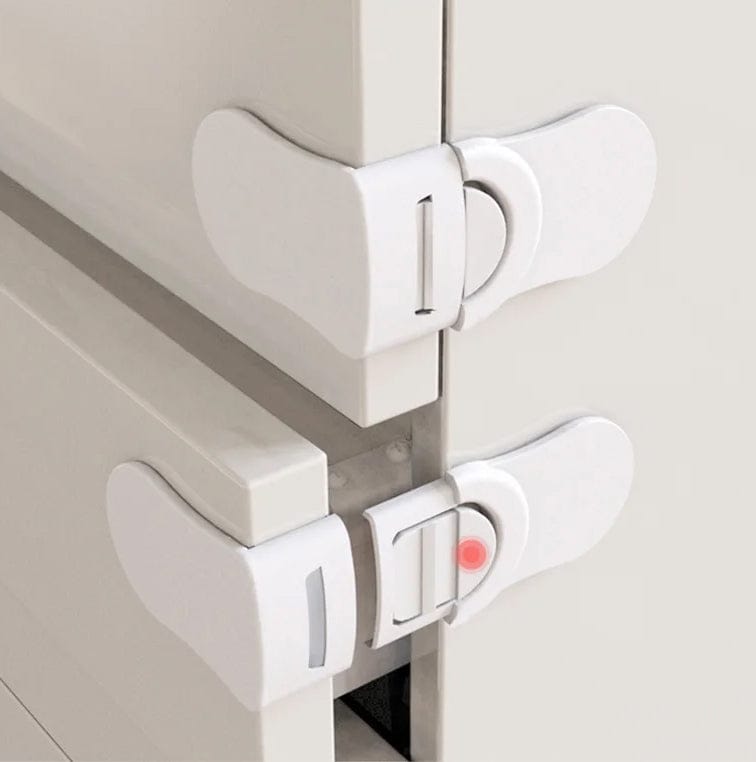 Schrank & Schubladensicherung – 3er Set, Kindersicherung Einfach Installierbar