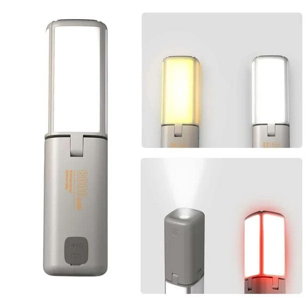 Auffaltbare LED Campinglampe – Wasserabweisend, USB-Aufladbar & Inkl. Akku
