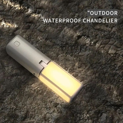 Auffaltbare LED Campinglampe – Wasserabweisend, USB-Aufladbar & Inkl. Akku