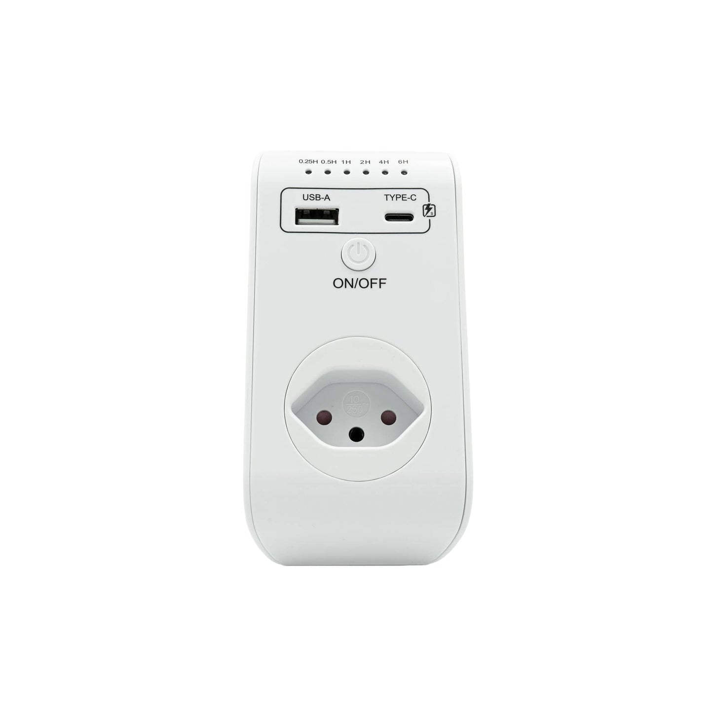 3-in-1 Multistecker mit Timer – CH-Steckdose, USB-A & USB-C, Zeitschaltuhr