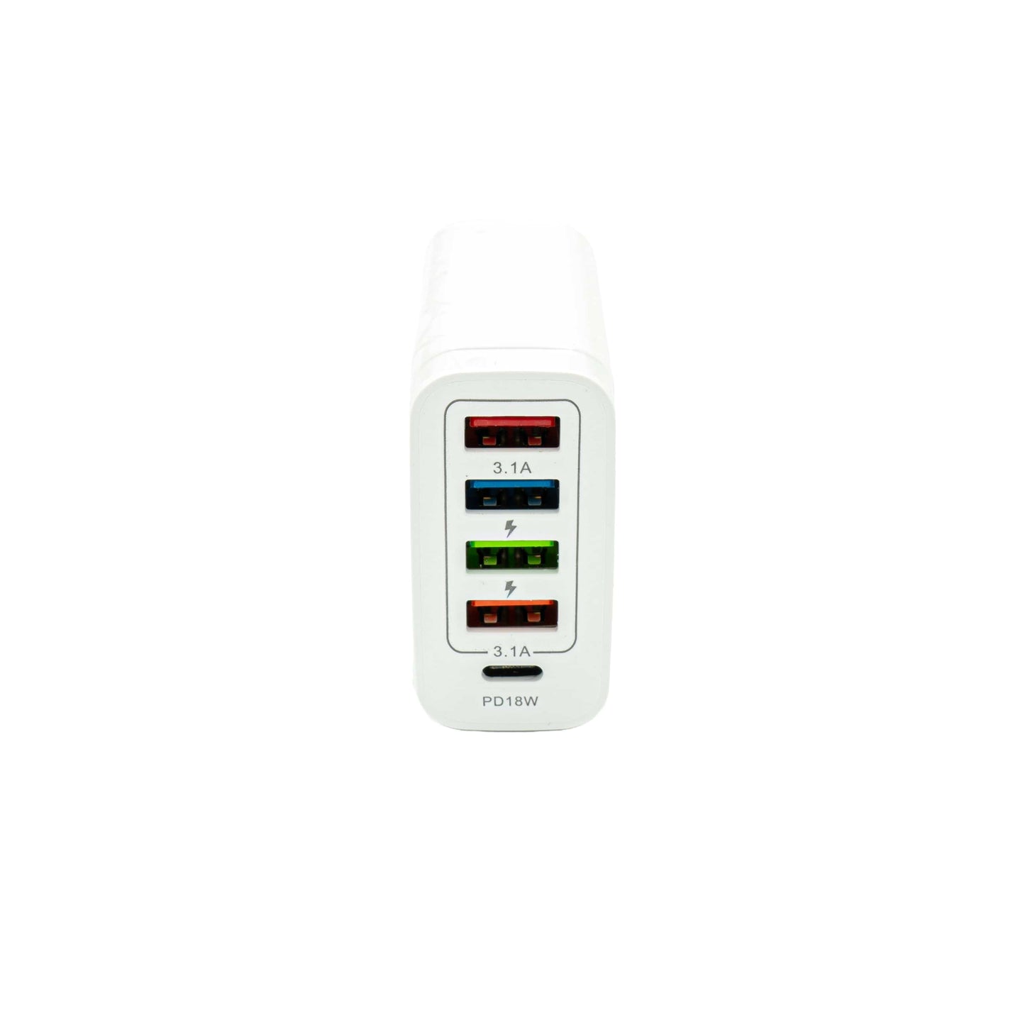 Fast Charger 5-Port – 48W, 4x USB-A & 1x USB-C Schnellladeadapter