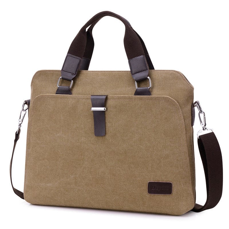 Laptoptasche aus Canvas mit gepolstertem Innenfach