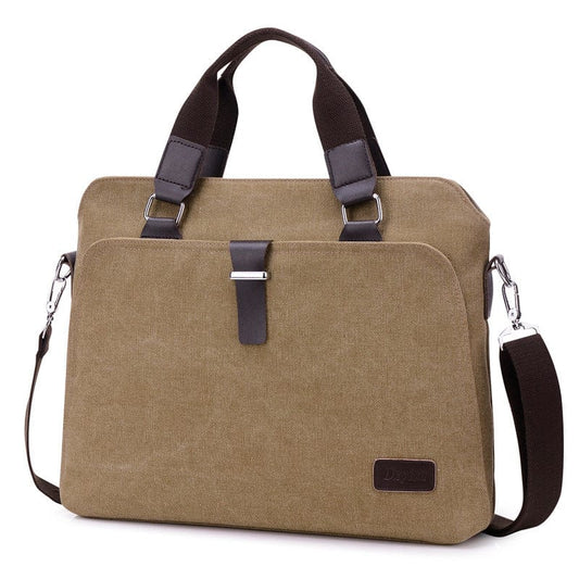 Laptoptasche aus Canvas mit gepolstertem Innenfach