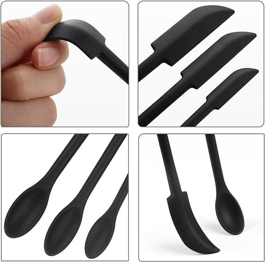 Silikon-Spachtel Set 3-teilig – Hitzebeständig, 15,5/23,5/35cm