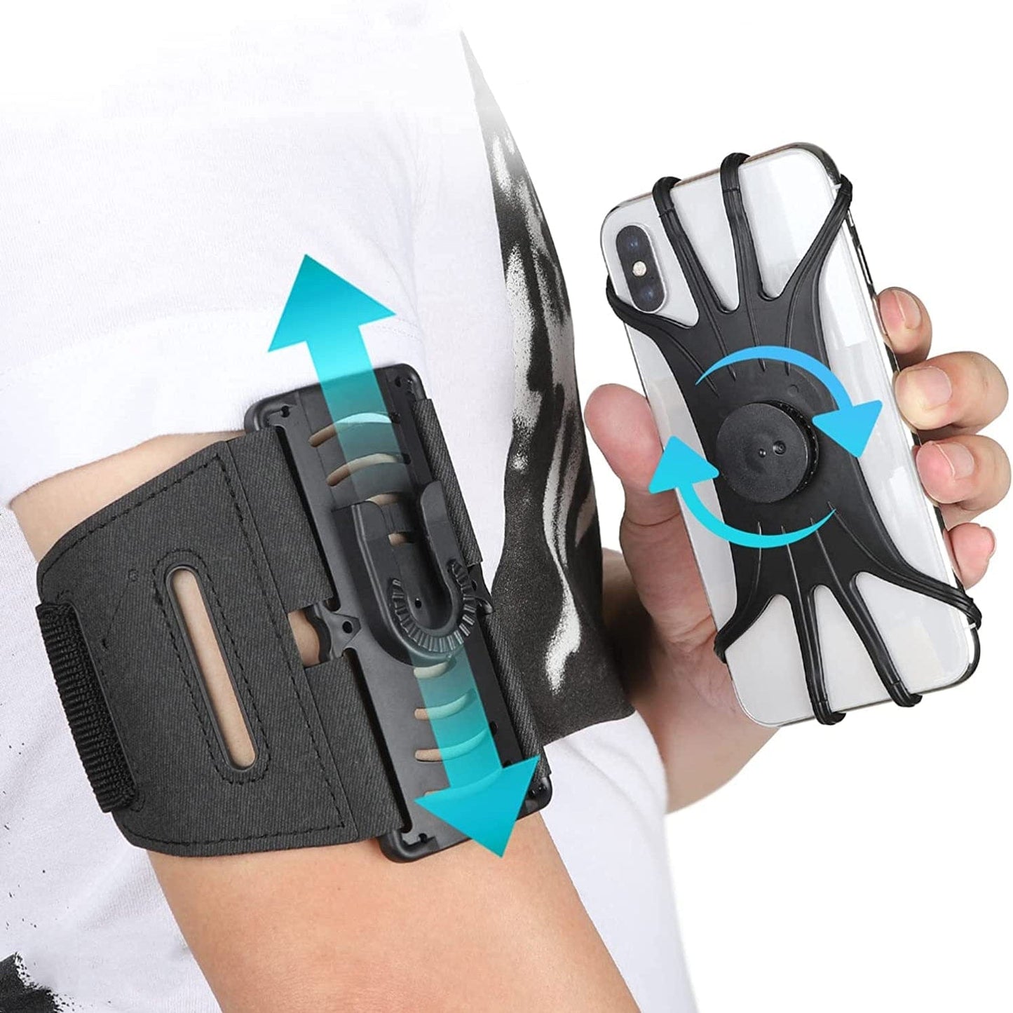 Sport Smartphone Armband – Universell, Schnellverschluss & Für Ober- & Unterarm