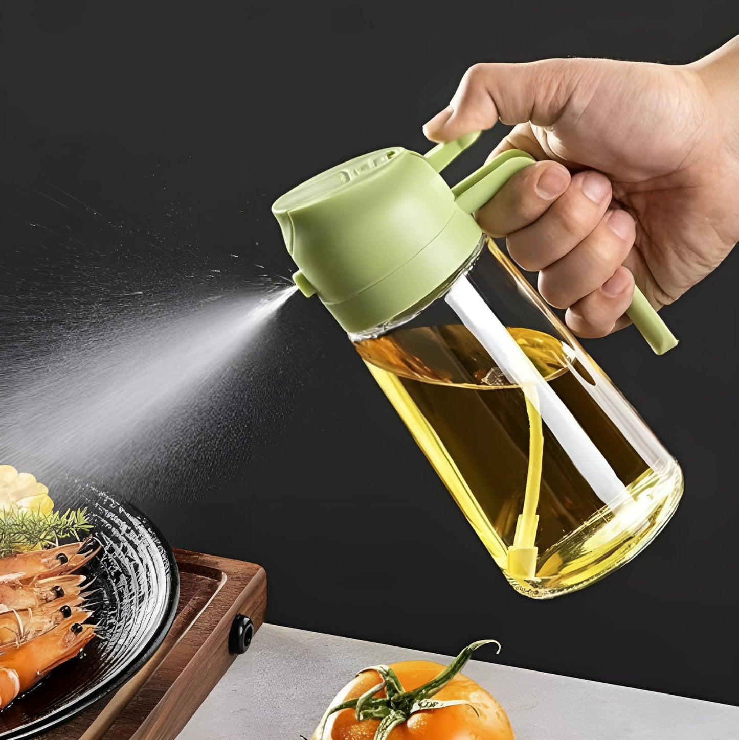 Ölsprüher 500ml – Sprühflasche für Öl, Essig und mehr