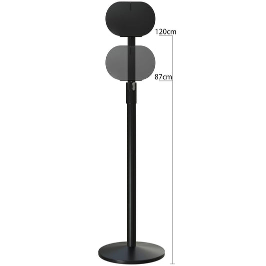 Standfuss für Sonos Era 300 – 2er Pack, aus Stahl & Aluminium, verstellbar bis 82 cm