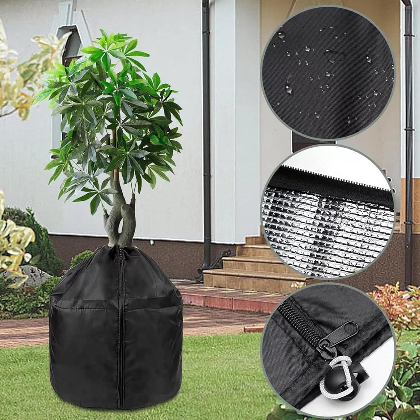 Thermo Topfschutz für Pflanzen – 65 x 70 cm, Frostschutz & Hitzeschutz