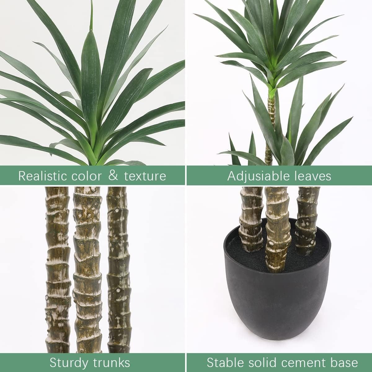 Künstliche Yucca Palme – 160 cm, pflegeleicht & realistisch