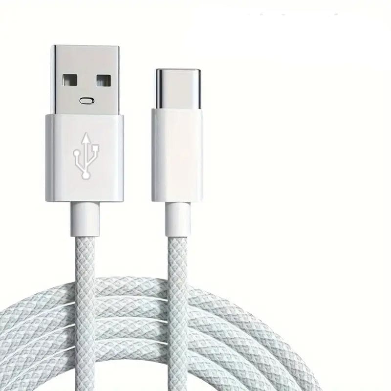 USB-A auf USB-C Ladekabel geflochten – 1,5m, robust & langlebig