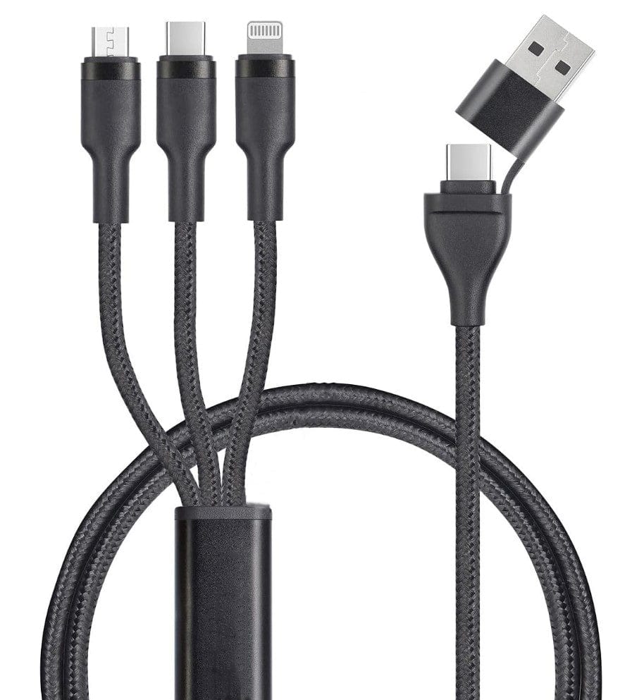 3-in-1 Ladekabel – USB-C, Micro-USB & Lightning