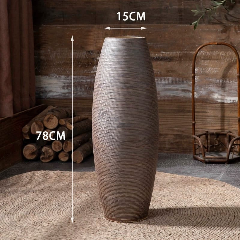 Deko Bodenvase – 78 cm, Keramik, modernes & zeitloses Design