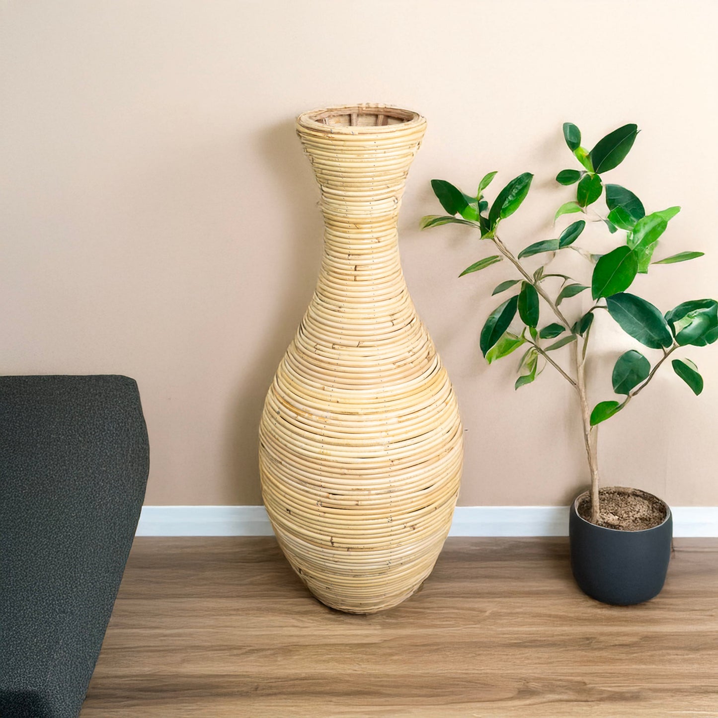 Salma Deko Bodenvase – 60 x 17 x 13 cm, zeitloses Design