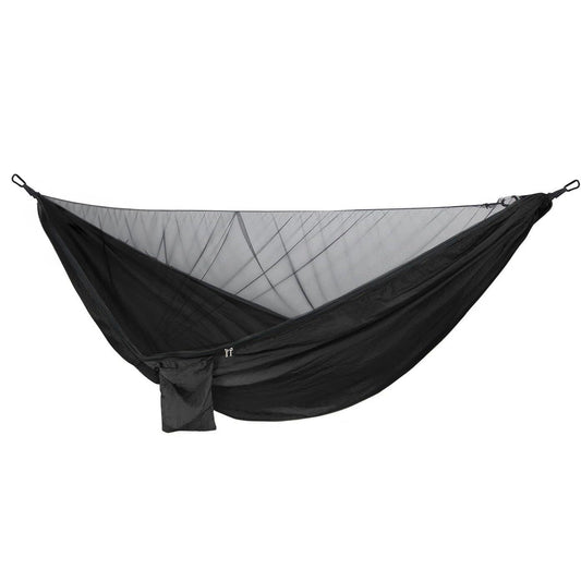 Moskito-Traveller Thermo Hängematte – mit Moskitonetz, bis 200 kg, Karabiner