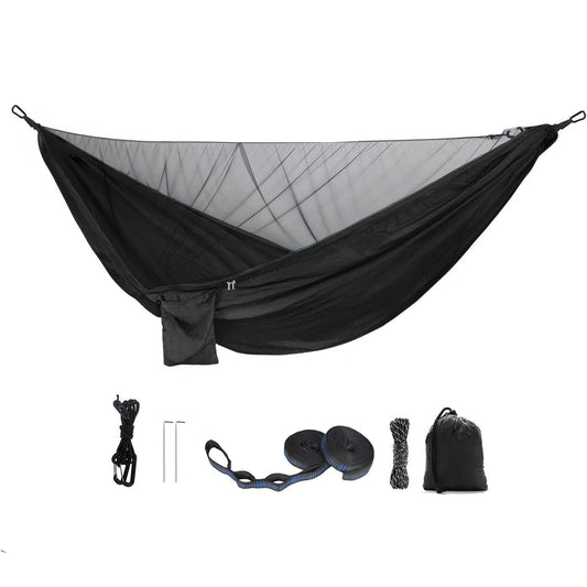 Moskito-Traveller Thermo Hängematte – mit Moskitonetz, bis 200 kg, Karabiner