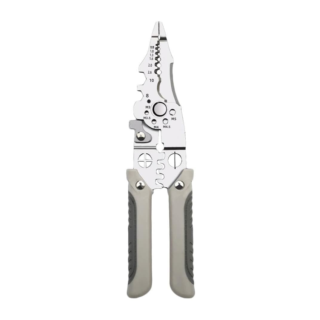 Crimp- und Abisolierzange DQ04 – 3-in-1 für Abisolieren, Crimpen & Schneiden